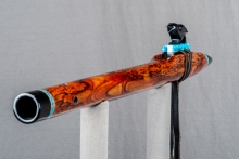 Southeast Asian Rosewood Burl Native American Flute, Minor, Mid G-4, #P13C (8)